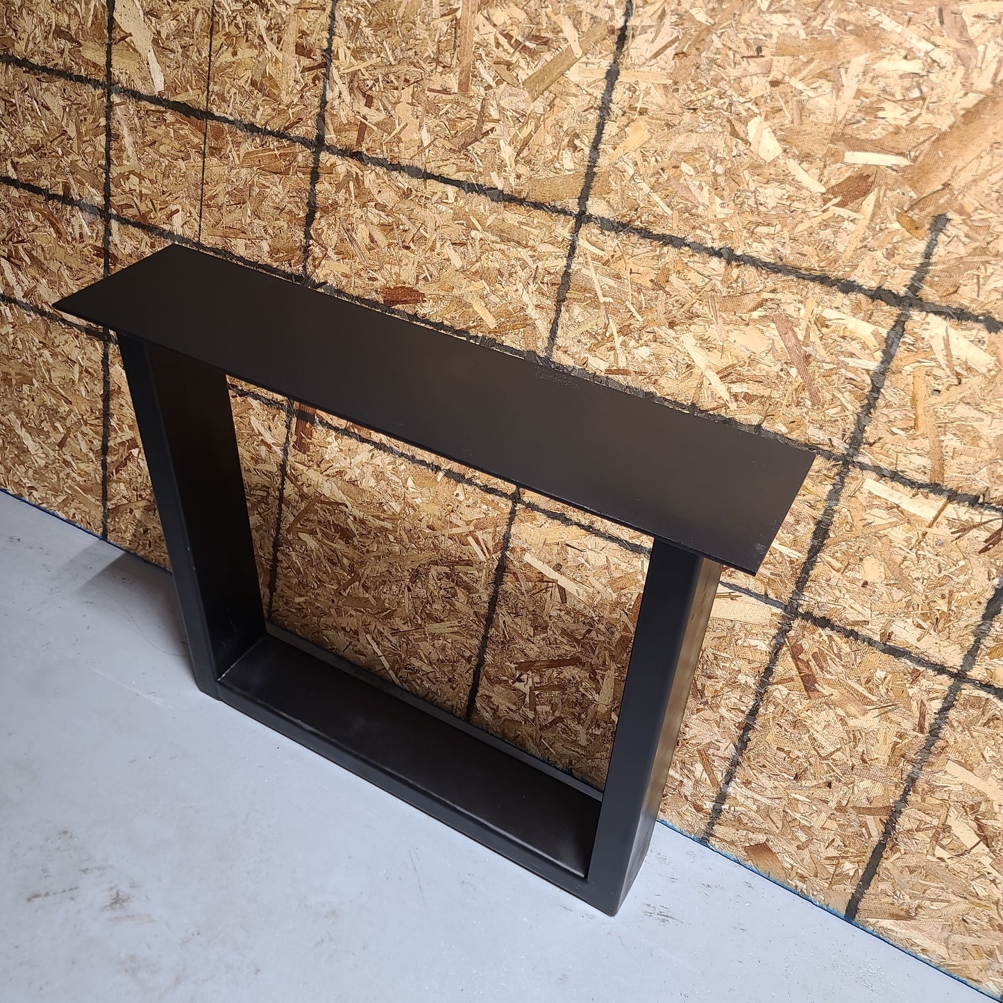 Tube Steel Rectangular "Box" Dining Table Legs (Set of 2)