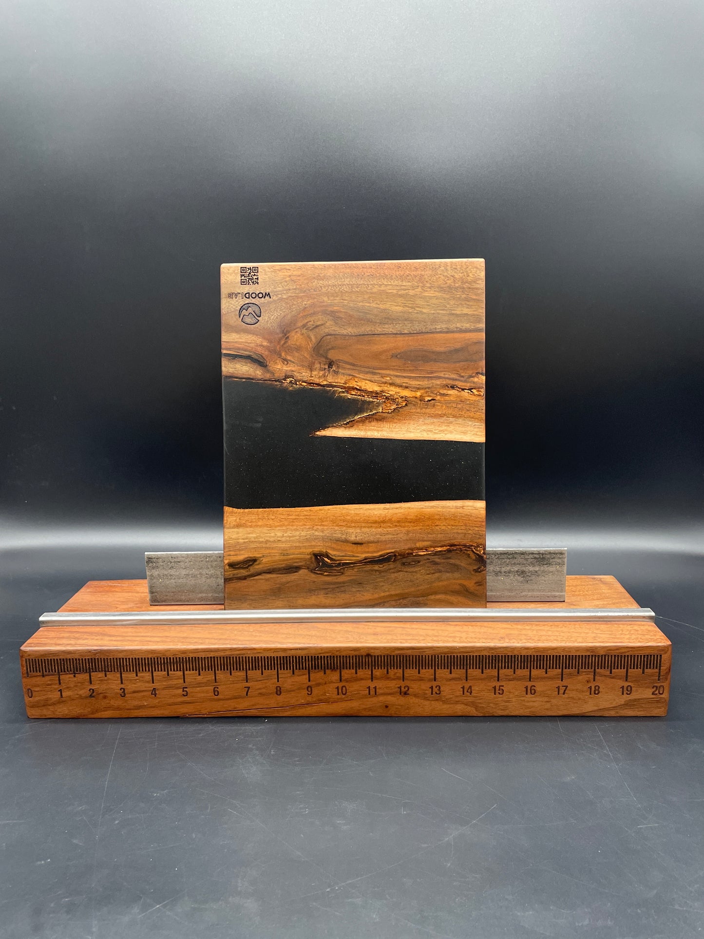 9x12 Walnut Charcuterie Board w/ Idaho Resin Inlay