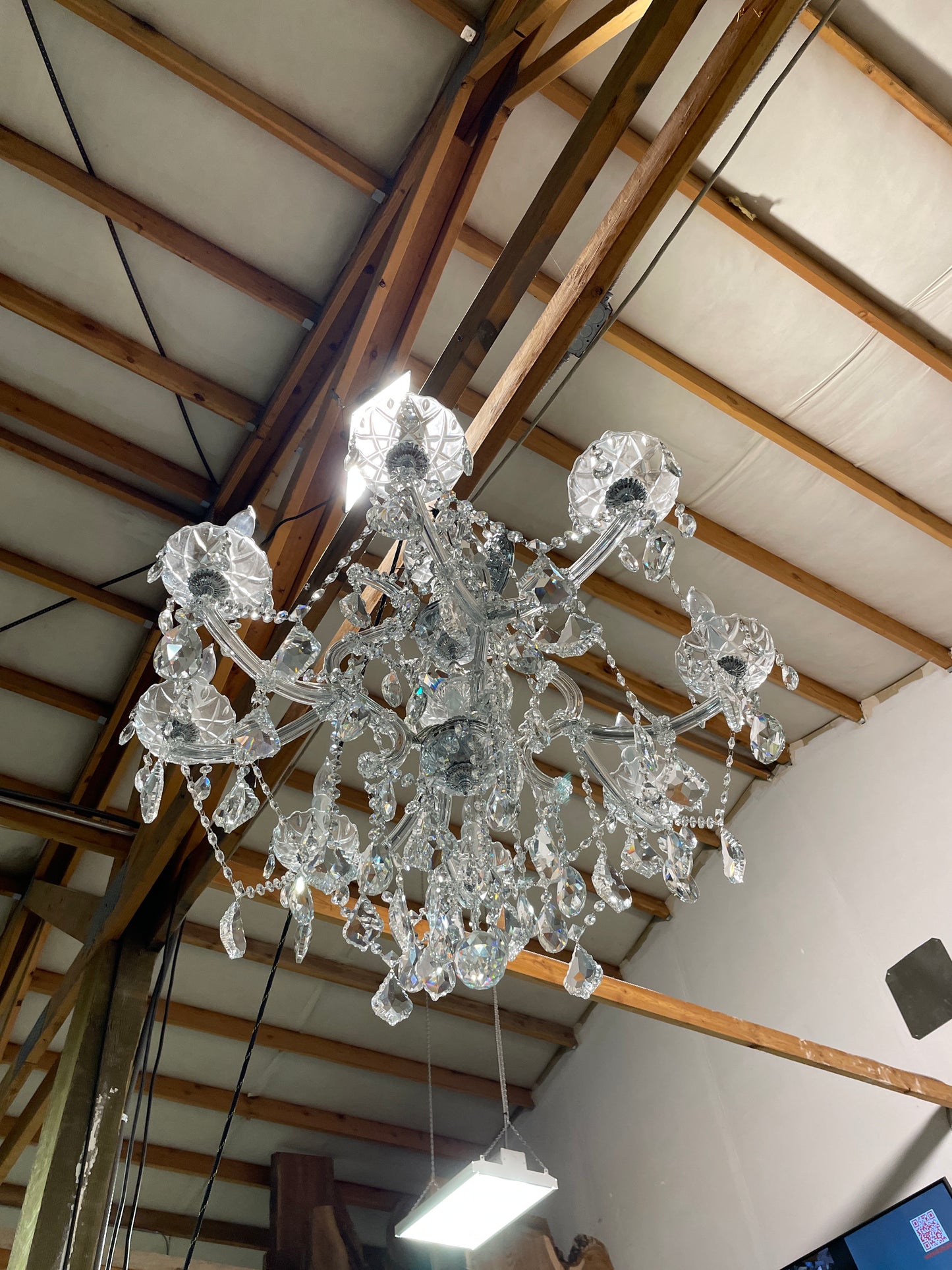 Glass Chandelier