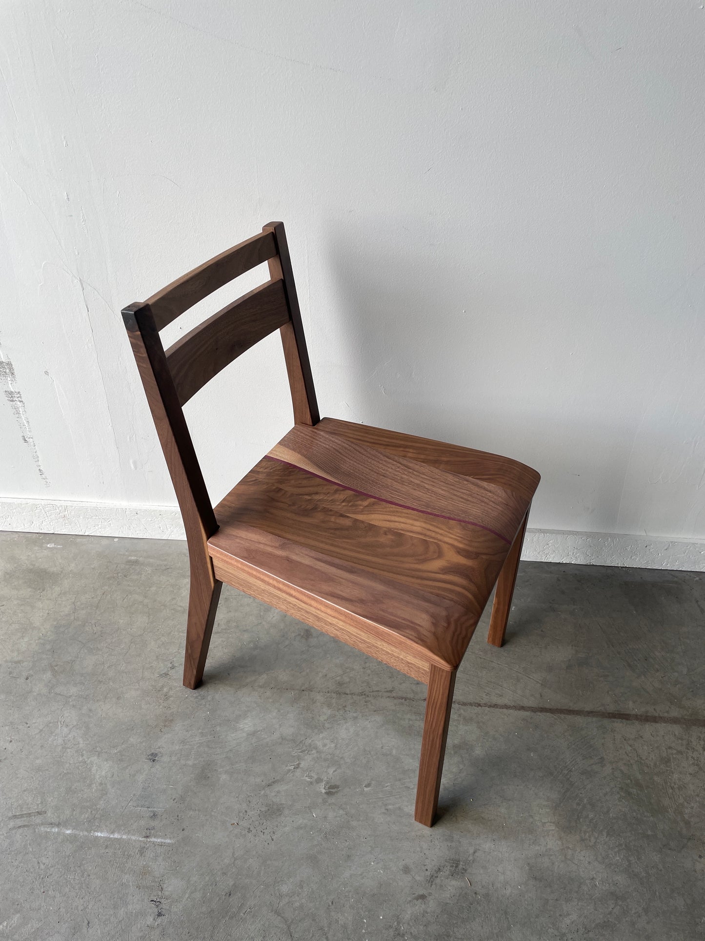 Custom Black Walnut Dining Chair