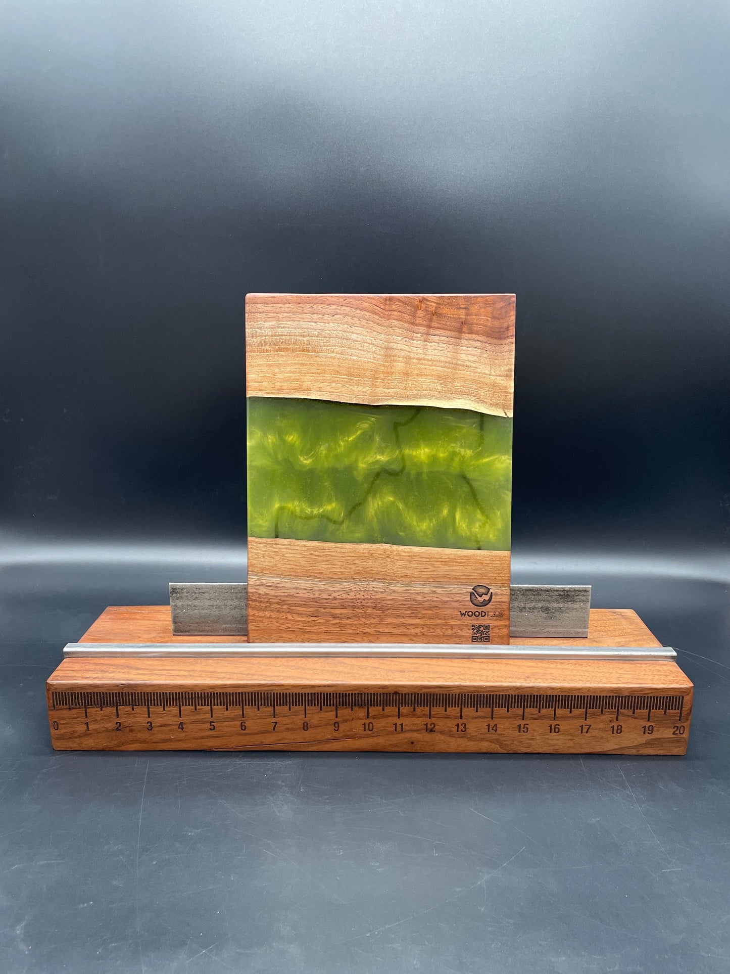 9x12 Walnut Charcuterie Board w/ Idaho Resin Inlay