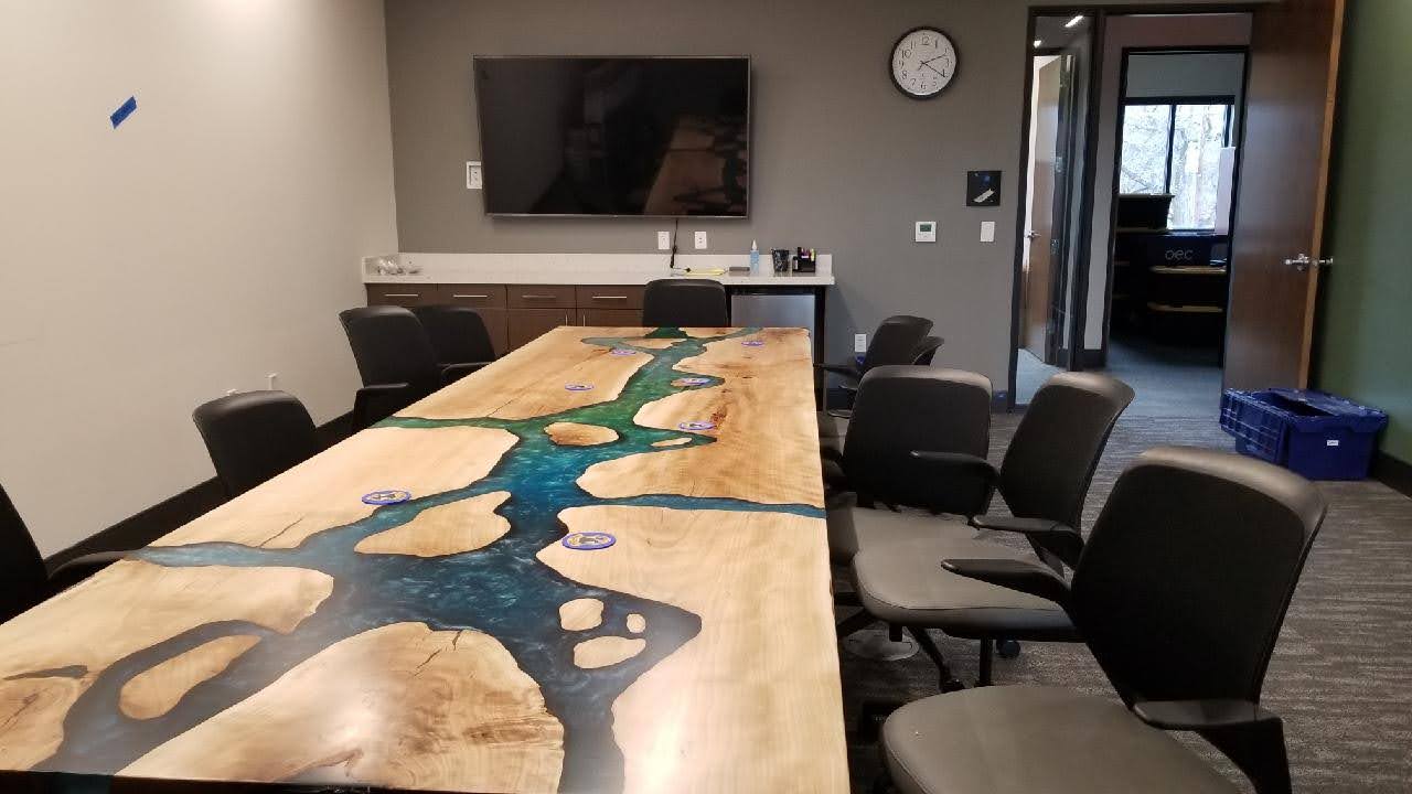 Customizable Conference / Boardroom Epoxy Table