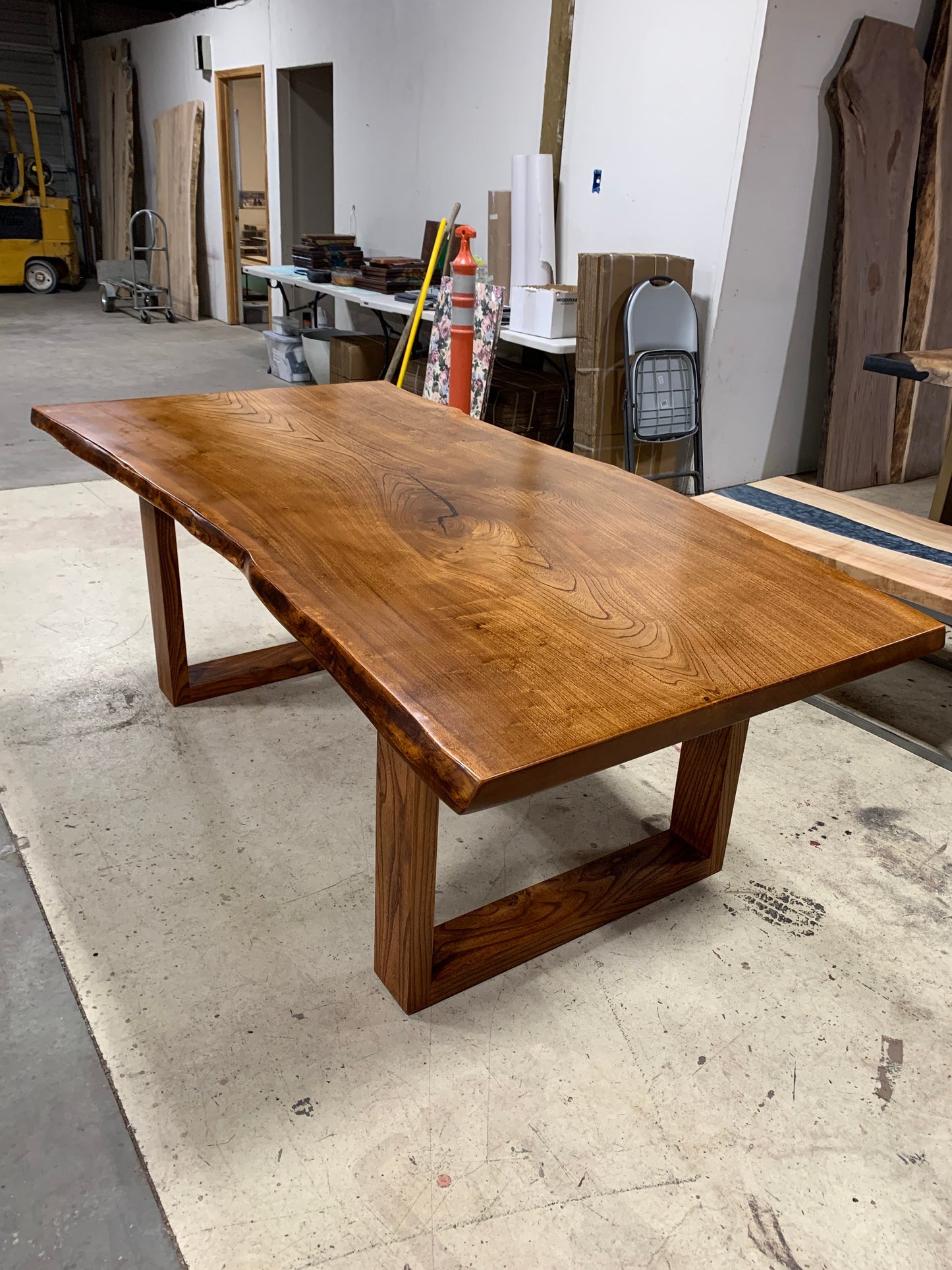 Customizable Live-Edge Slab Dining Table