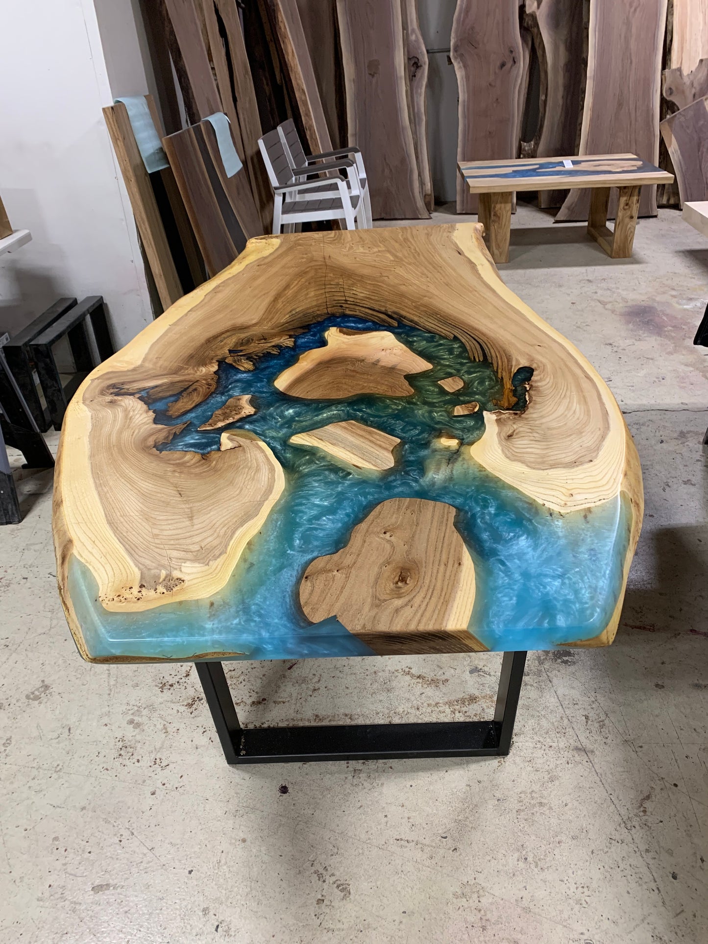 Customizable Live-Edge Slab Dining Table