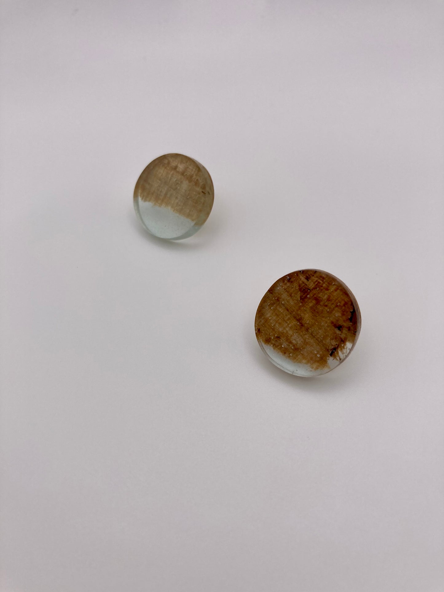 Epoxy Earrings - Clear