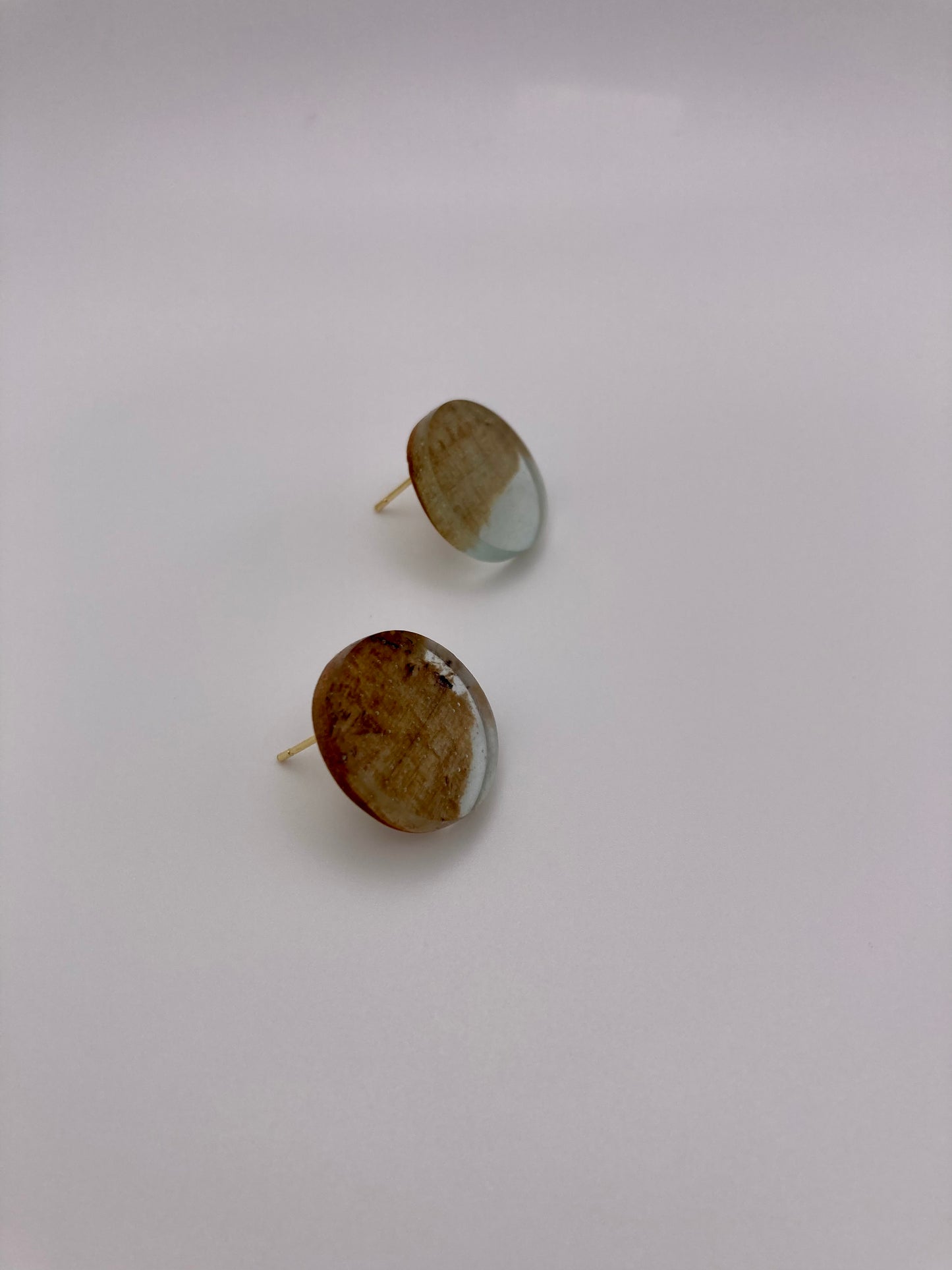 Epoxy Earrings - Clear