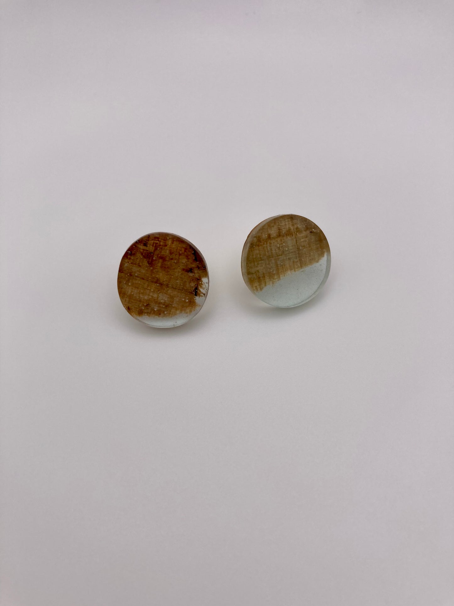 Epoxy Earrings - Clear