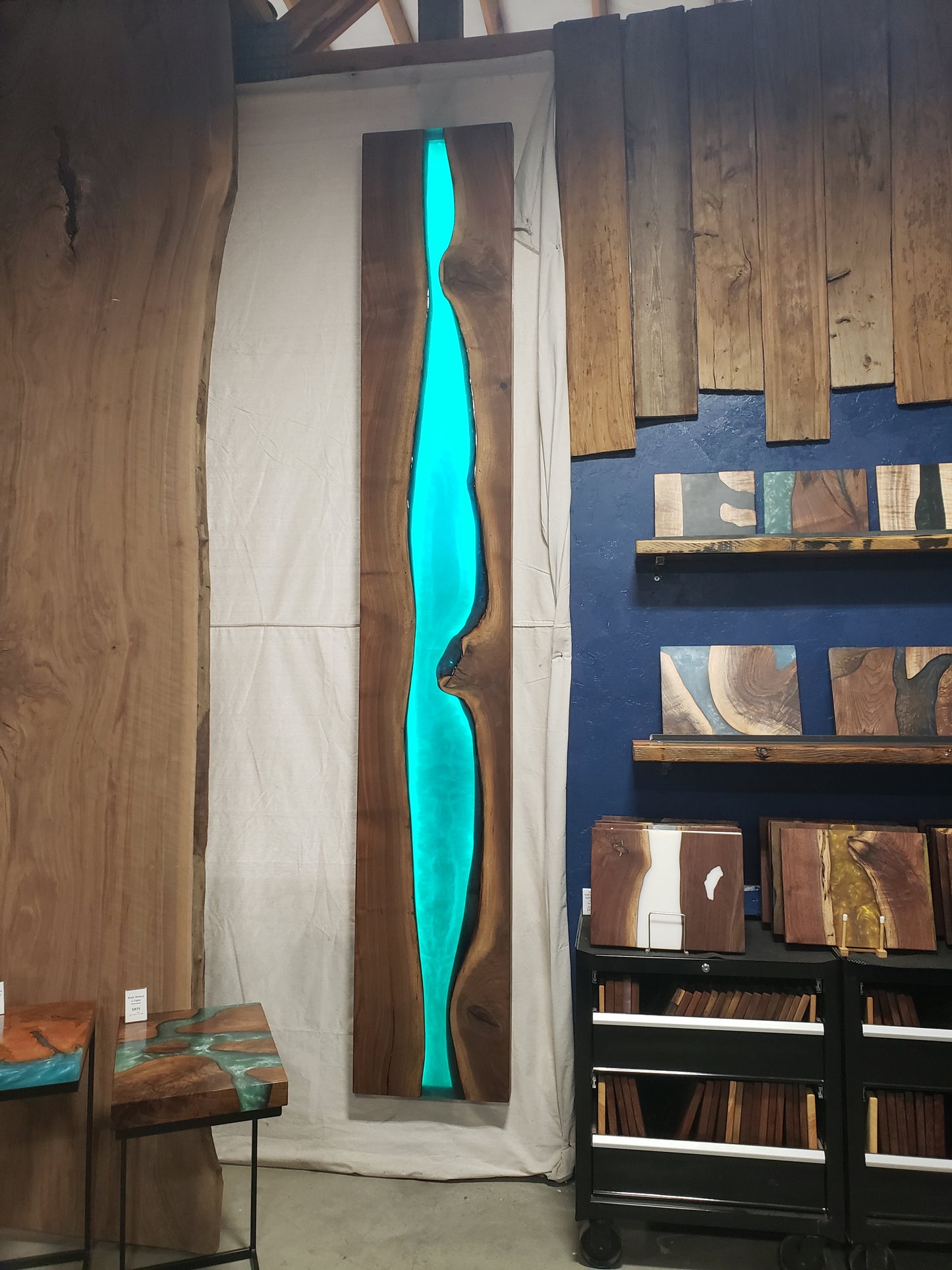 Waterfall Wall Art with LED Lighting Package