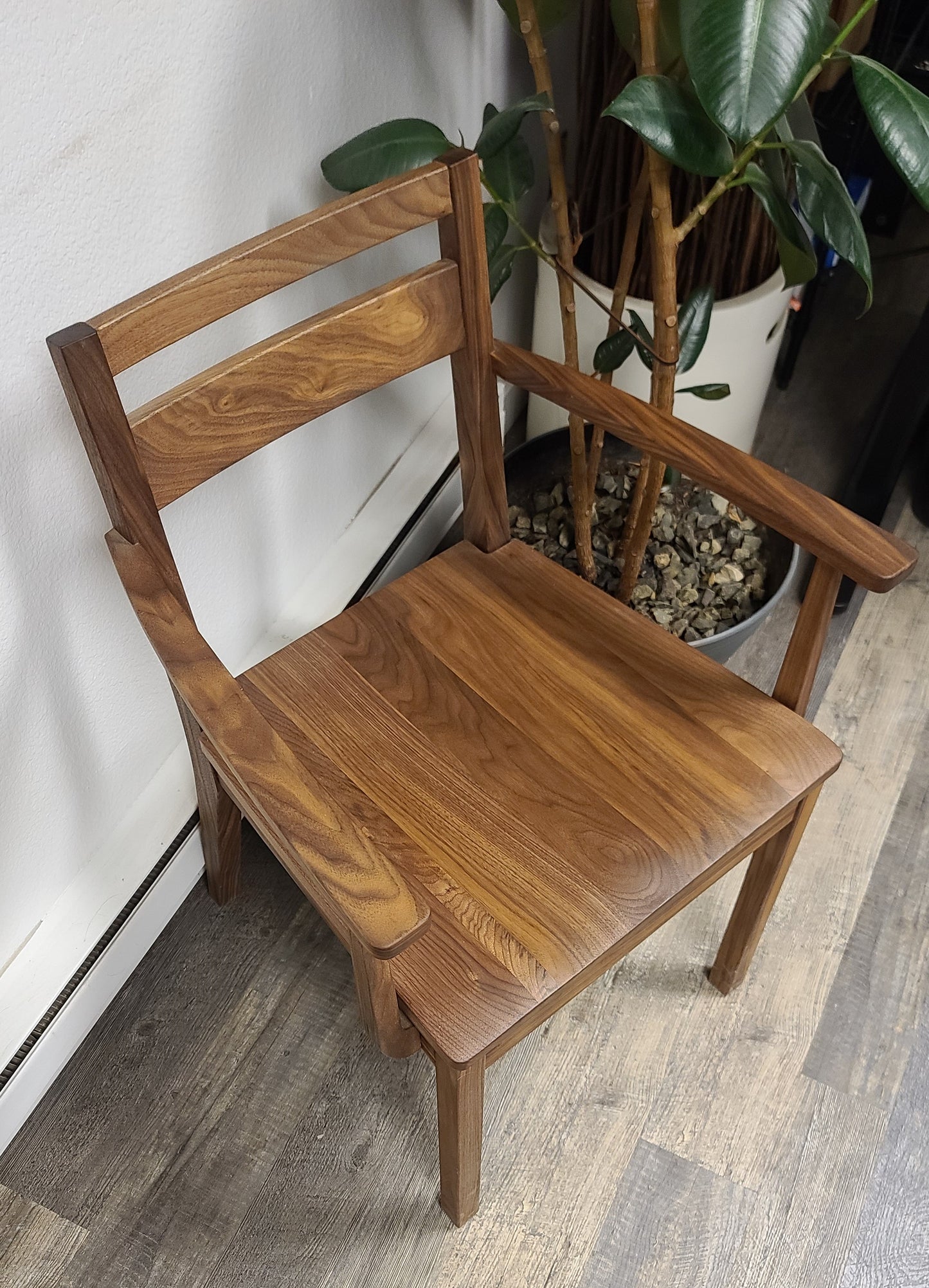 Custom Black Walnut Dining Chair