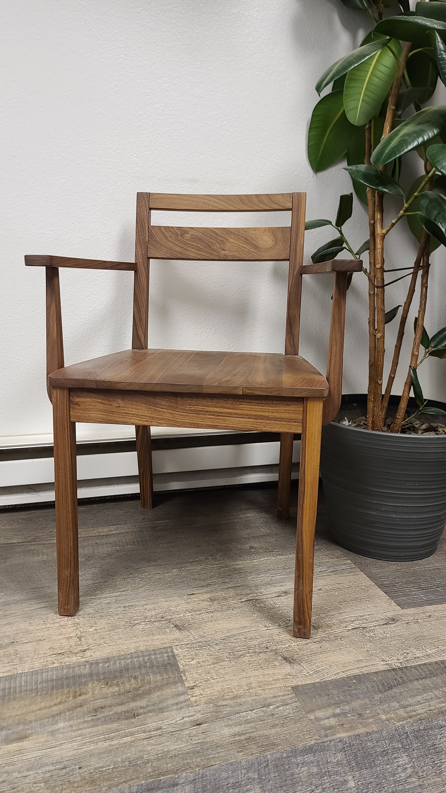 Custom Black Walnut Dining Chair