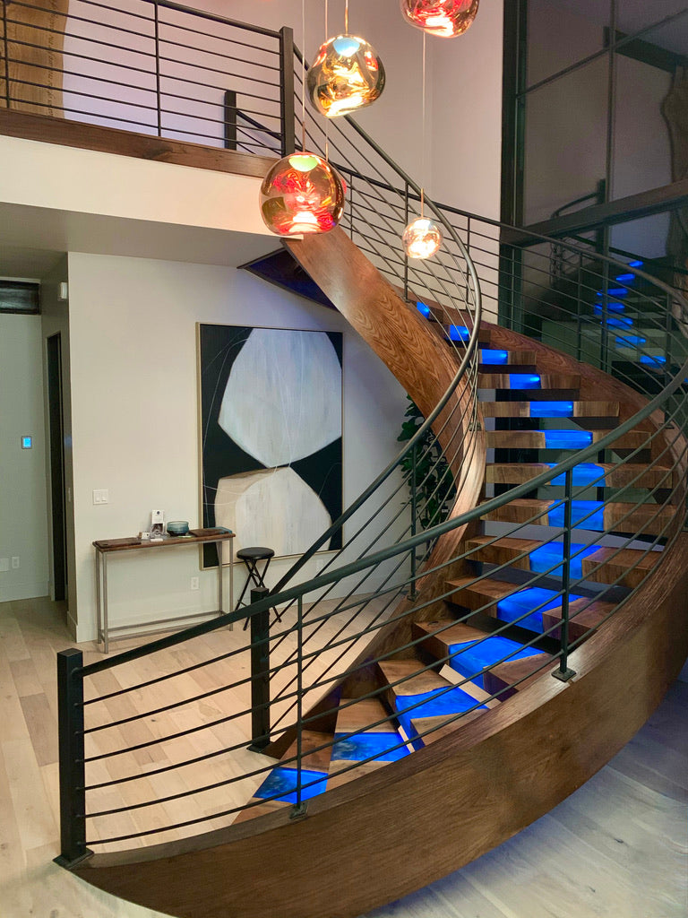 Customizable Epoxy Staircase