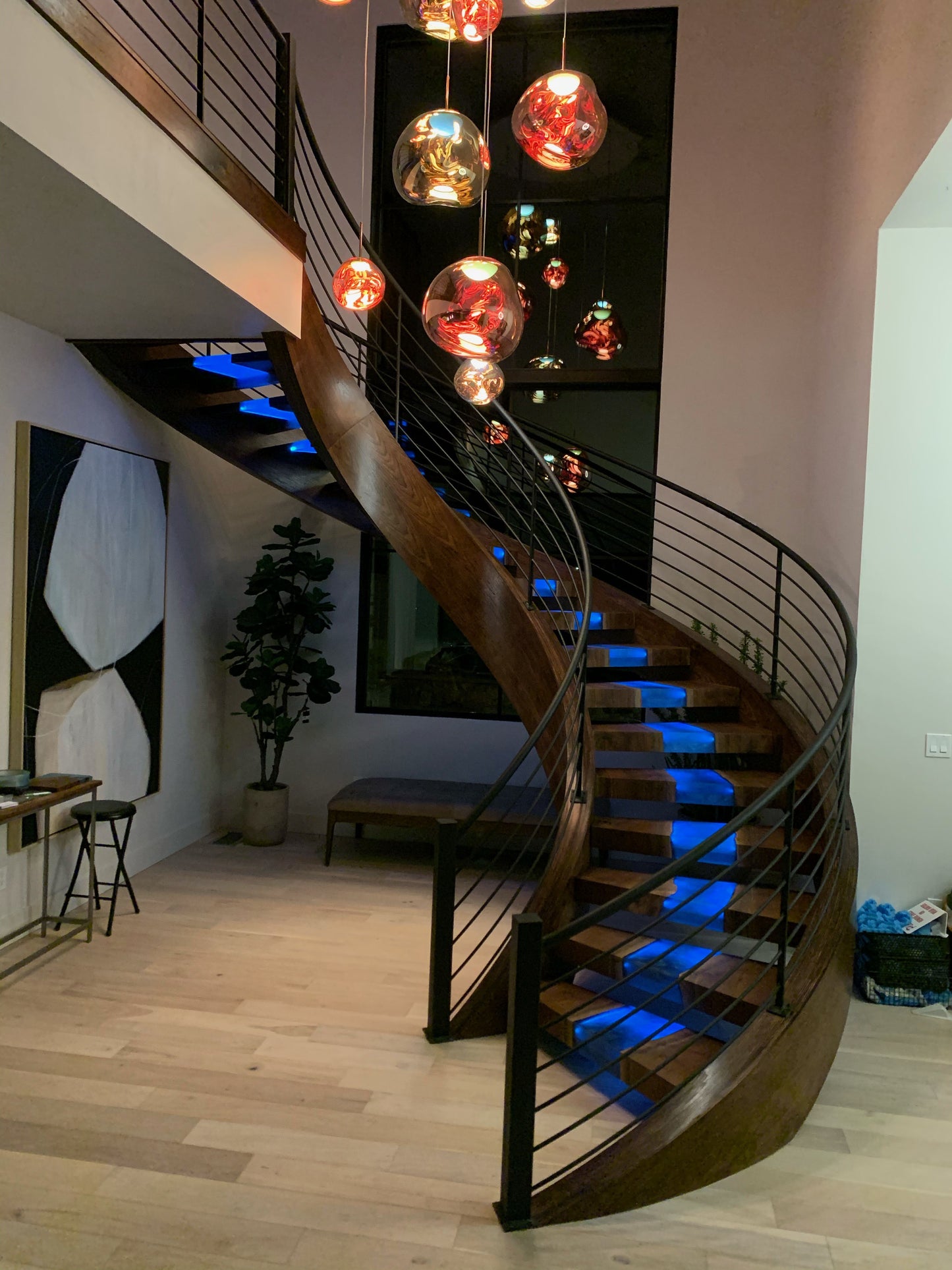 Customizable Epoxy Staircase