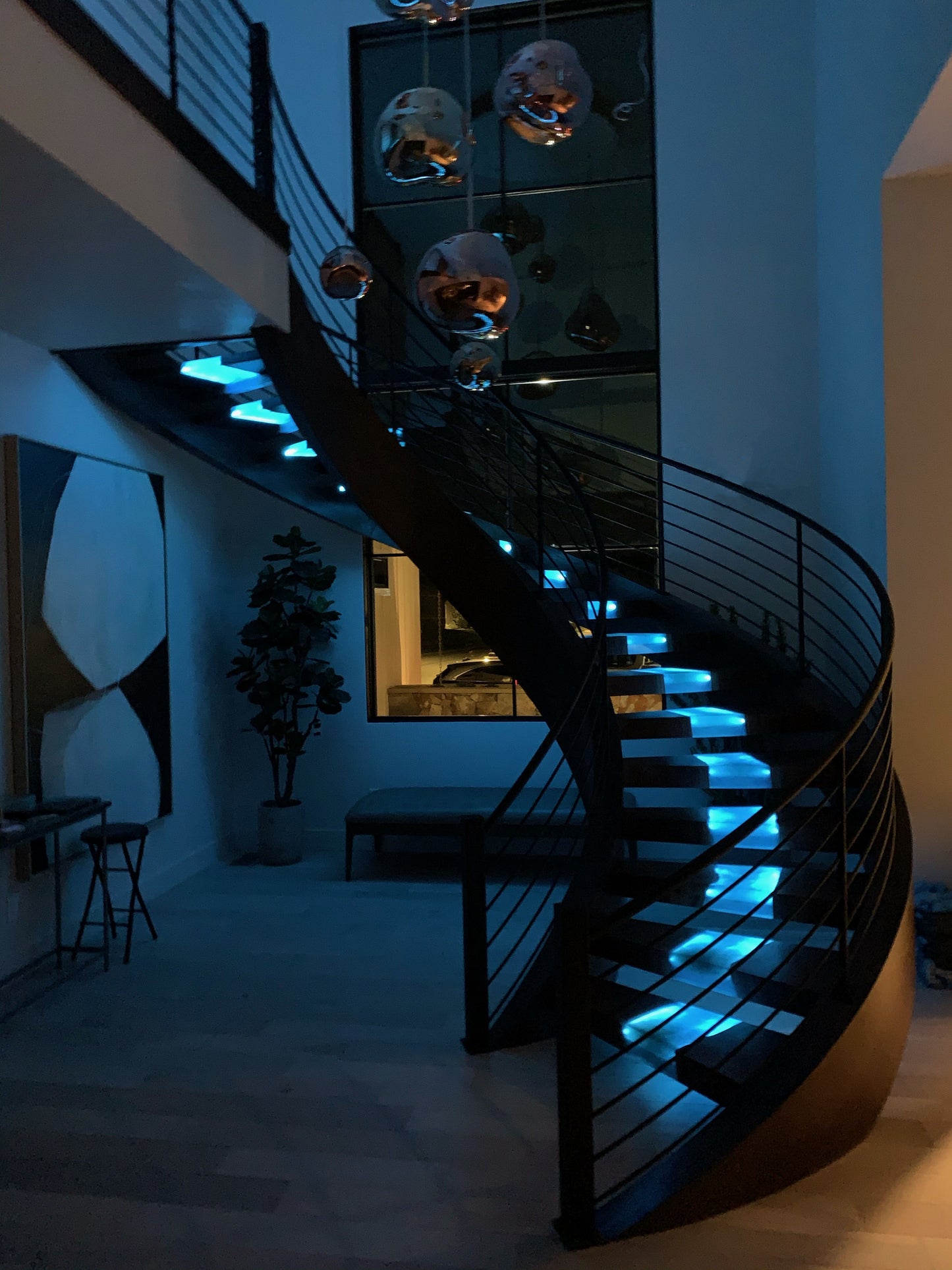 Customizable Epoxy Staircase