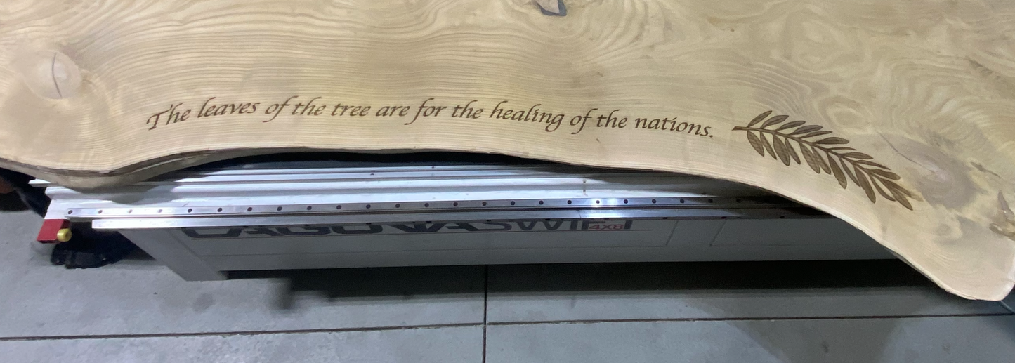Custom Laser Engraving - Advanced Graphic