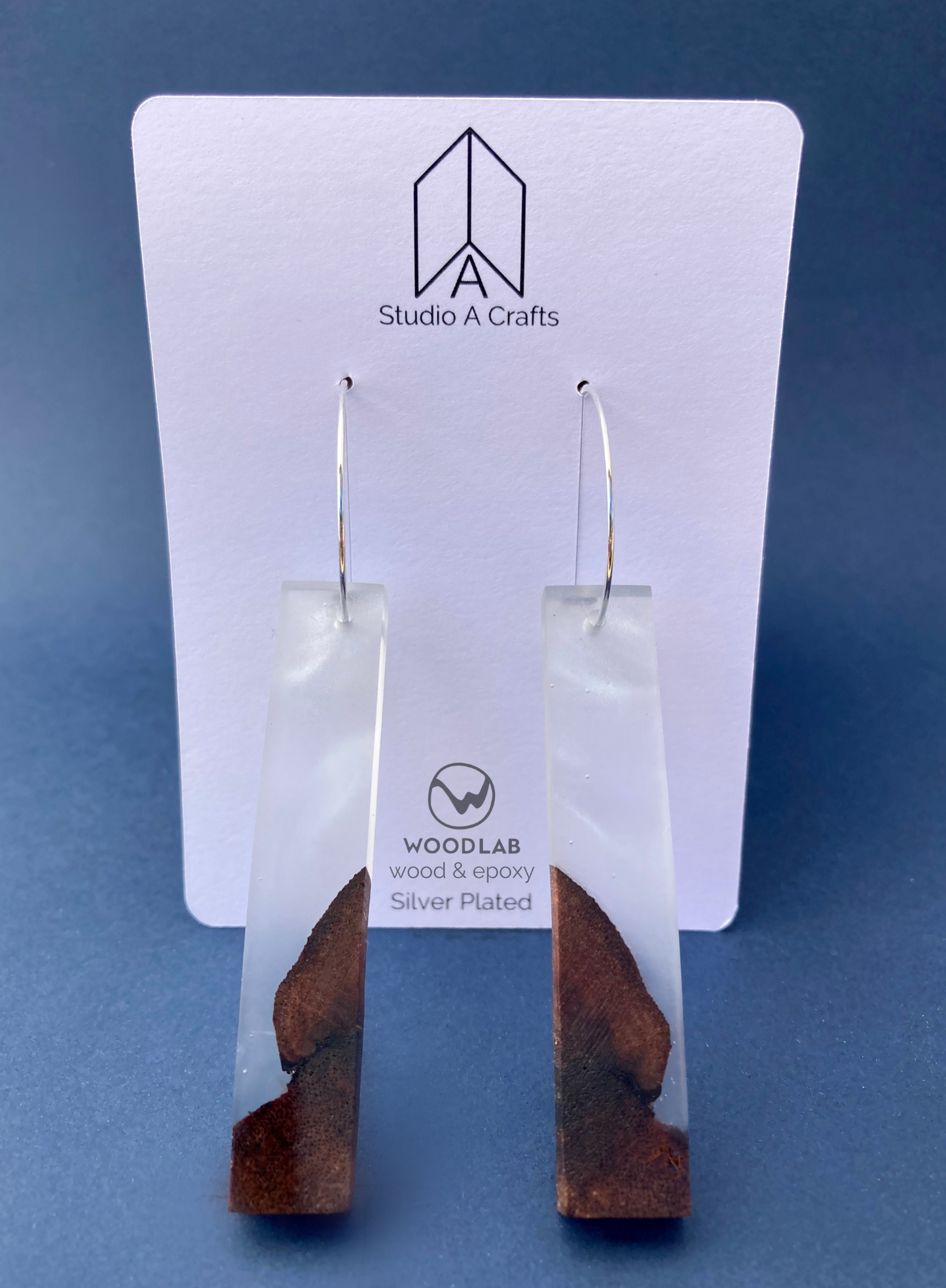 Epoxy Earrings - Clear