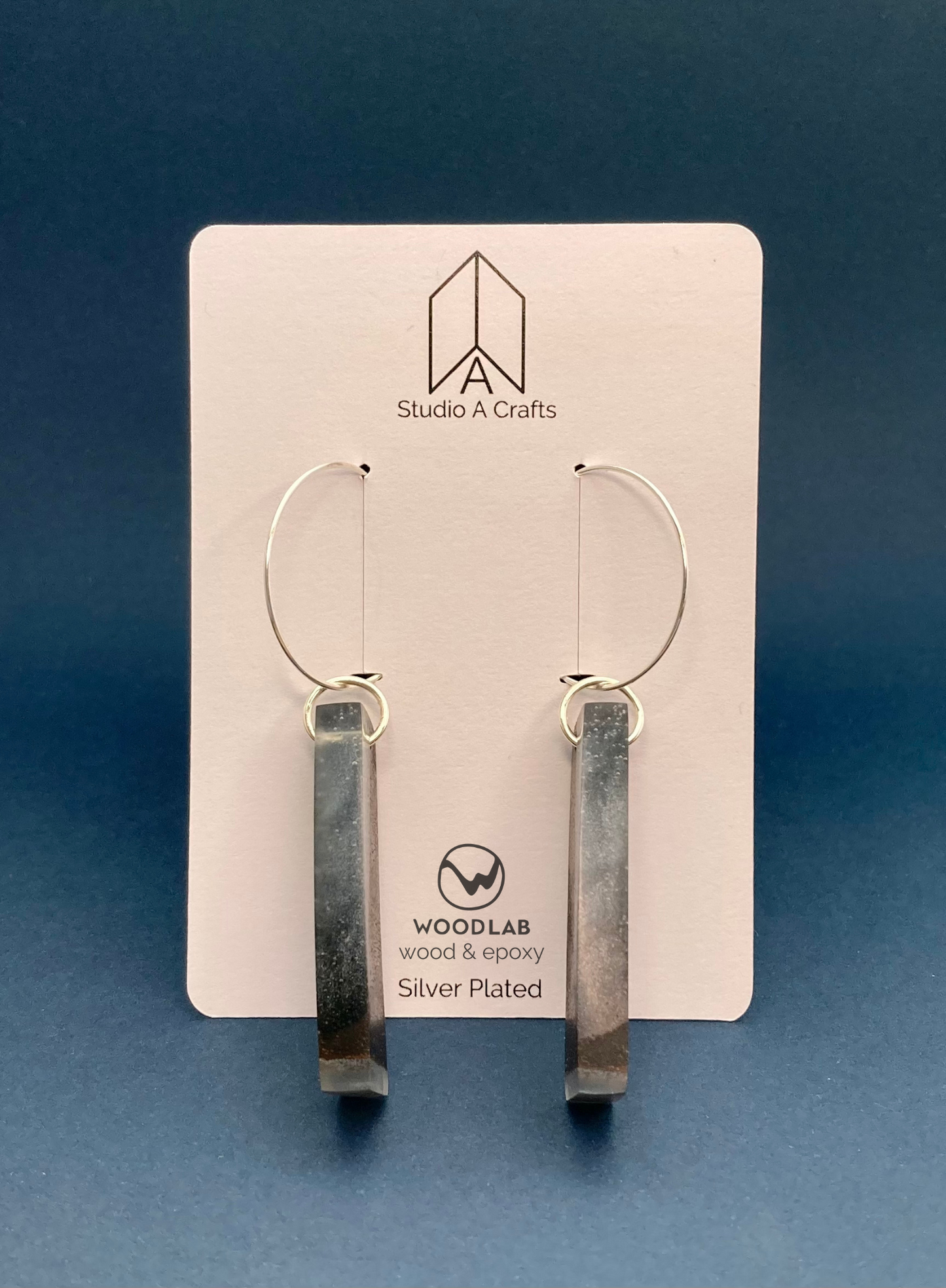 Epoxy Earrings - Clear
