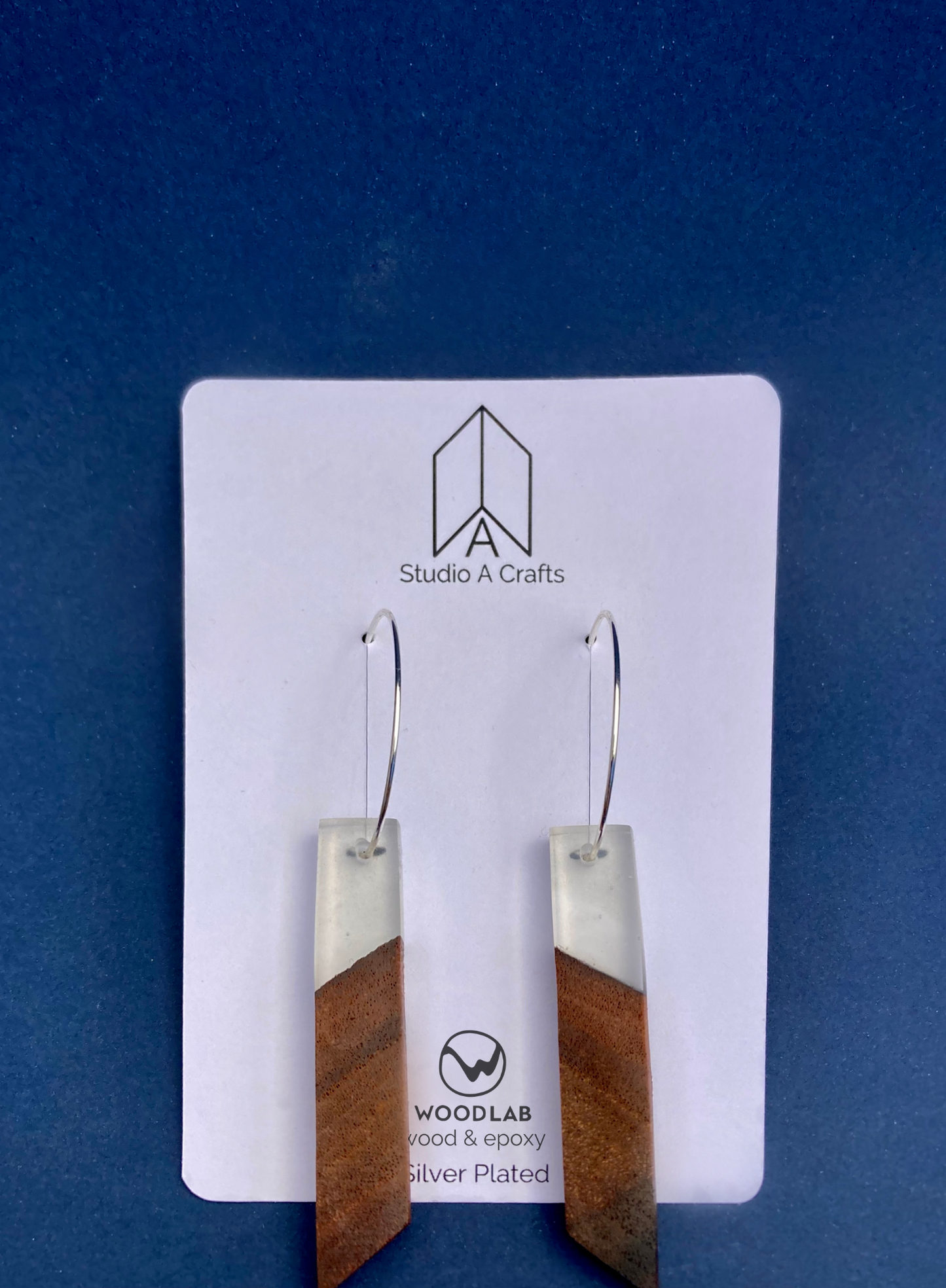 Epoxy Earrings - Clear