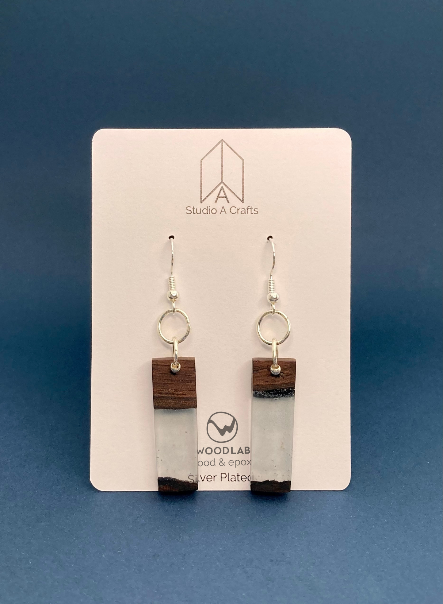 Epoxy Earrings - Clear