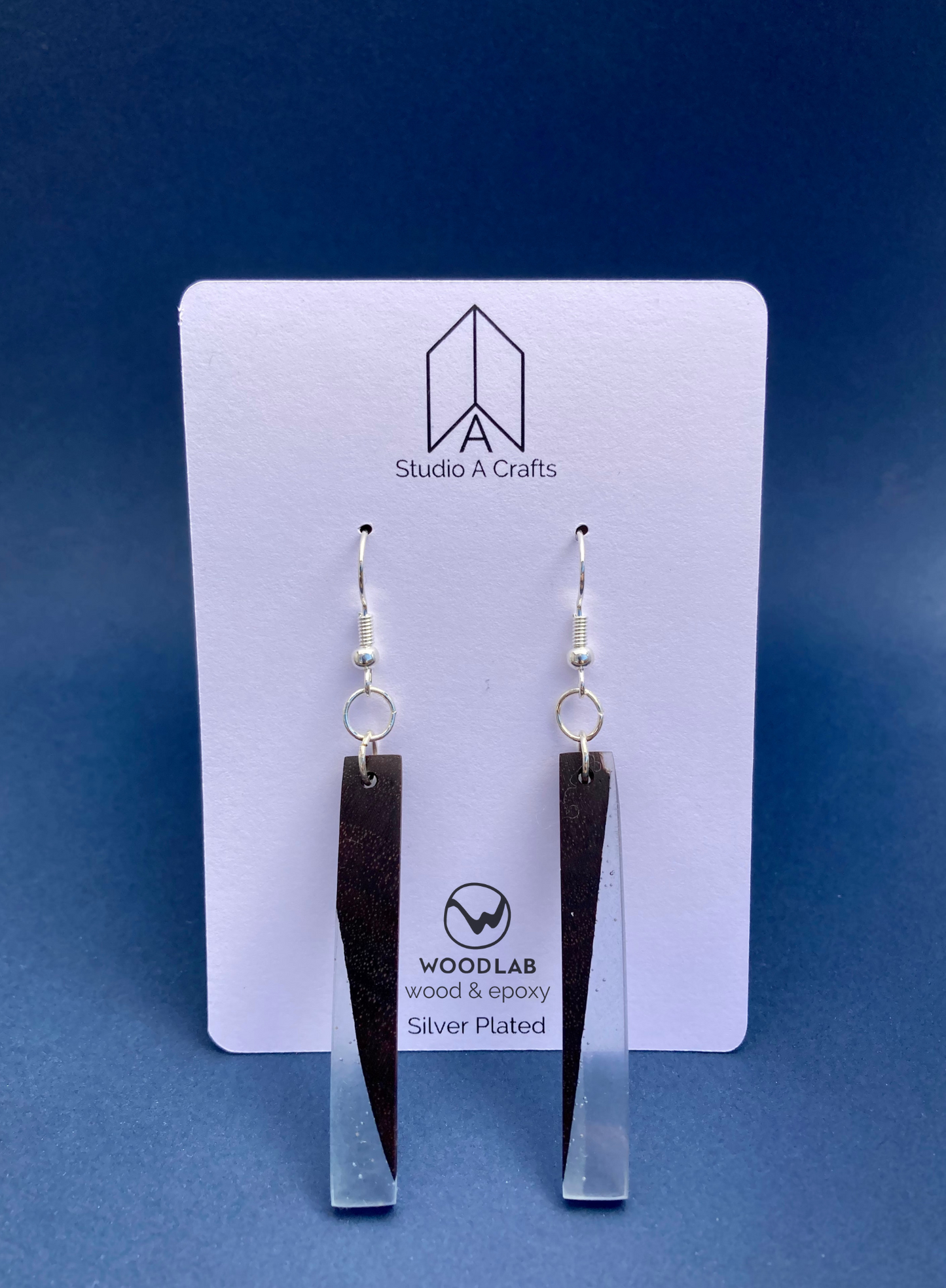 Epoxy Earrings - Clear
