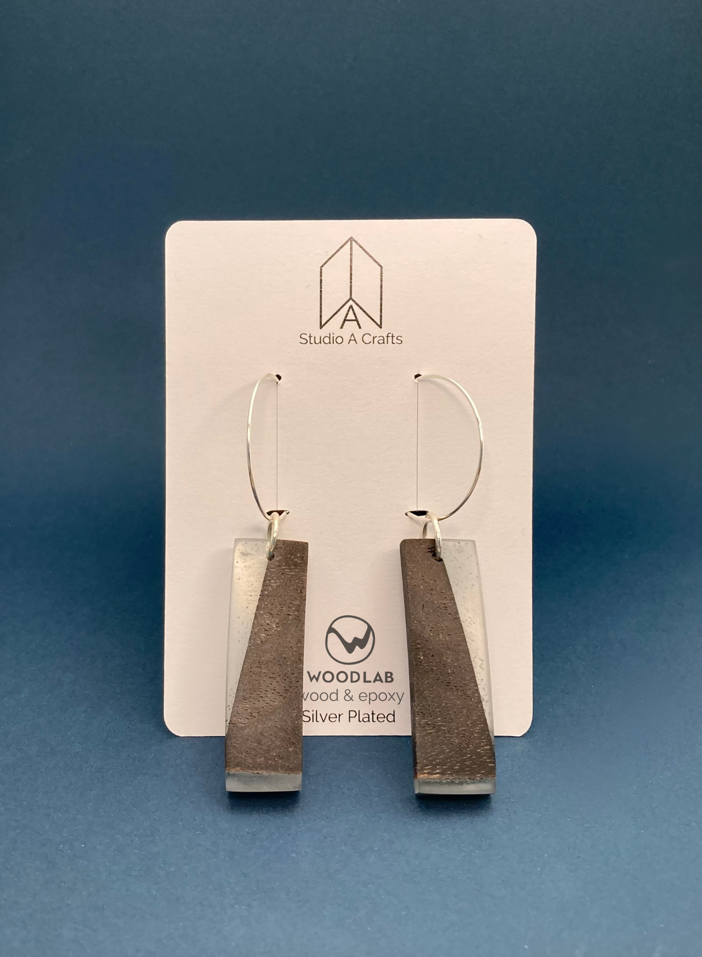 Epoxy Earrings - Clear