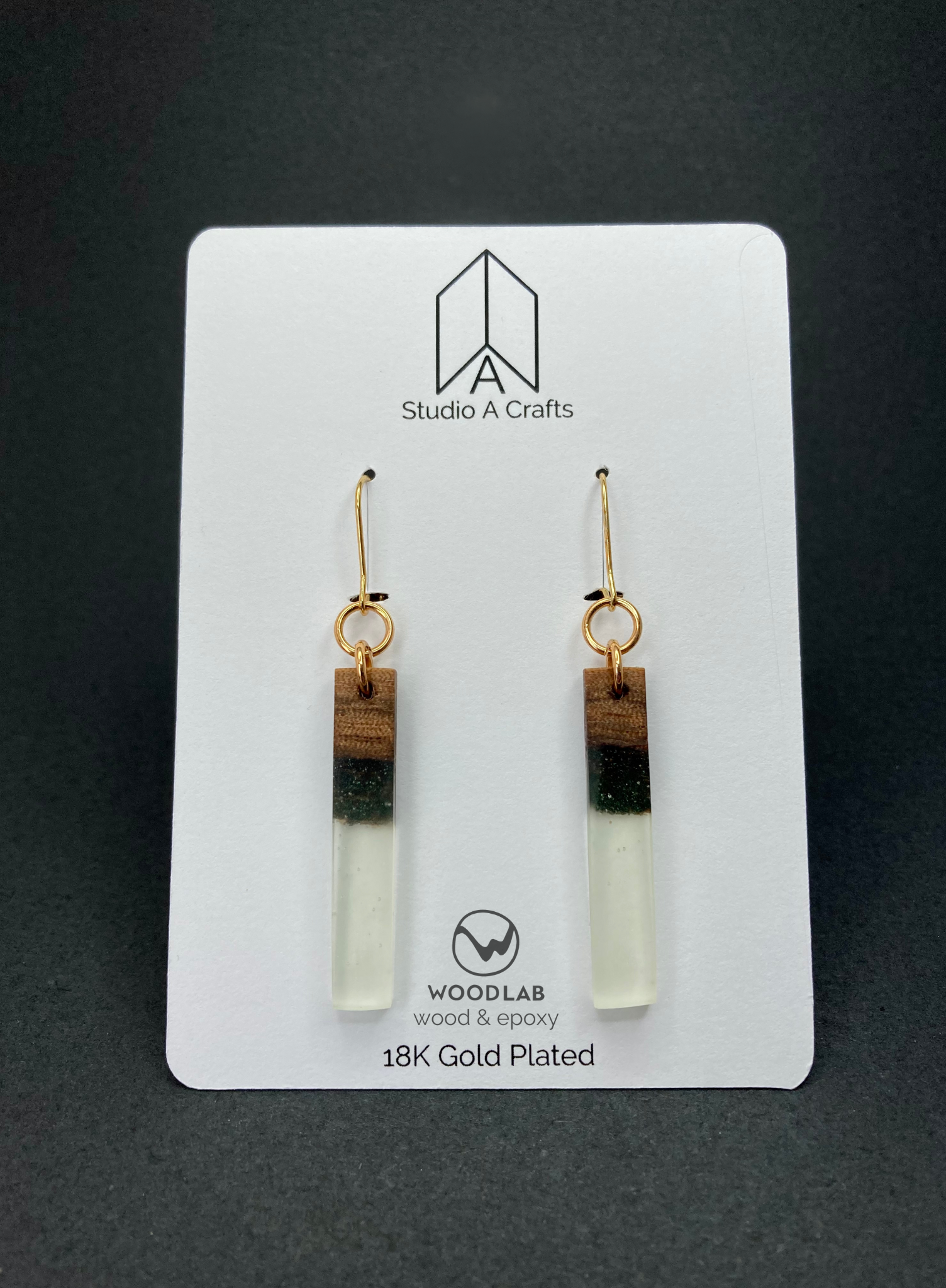 Epoxy Resin Earrings 