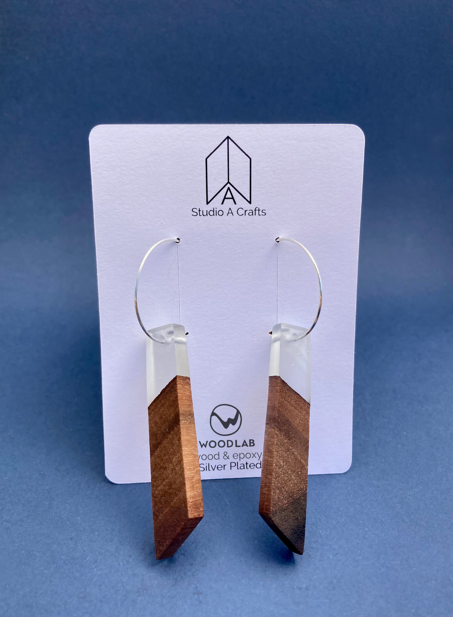 Epoxy Earrings - Clear