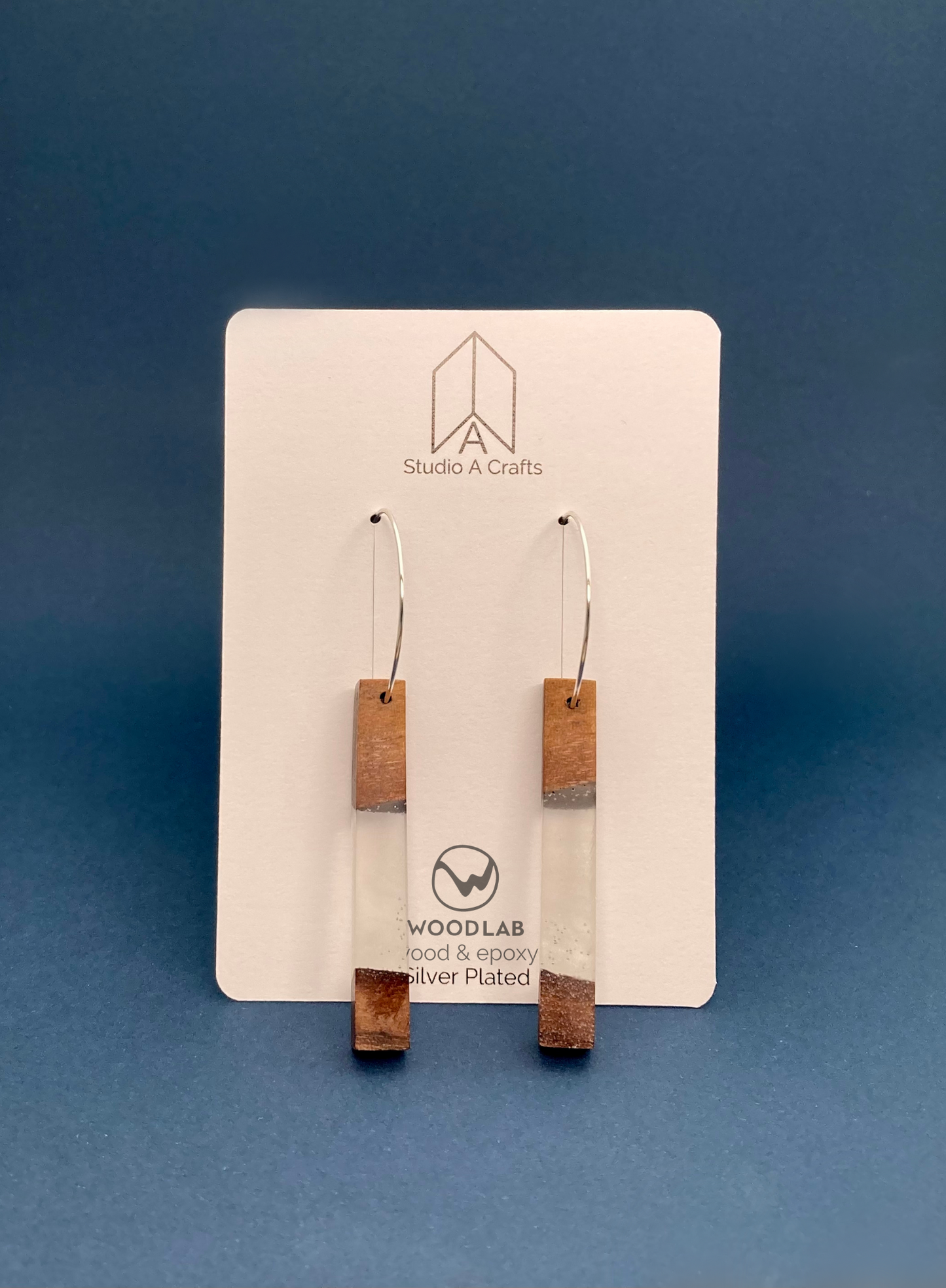 Epoxy Earrings - Clear