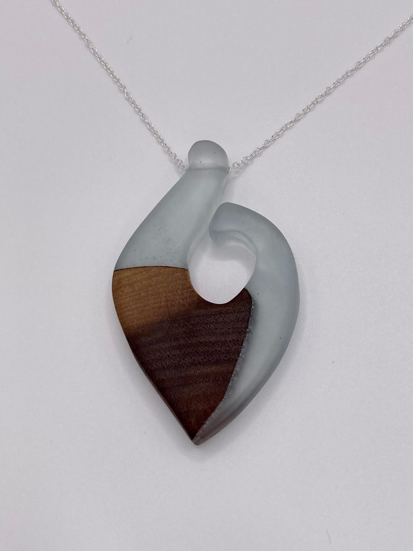 Epoxy Necklace - Blue
