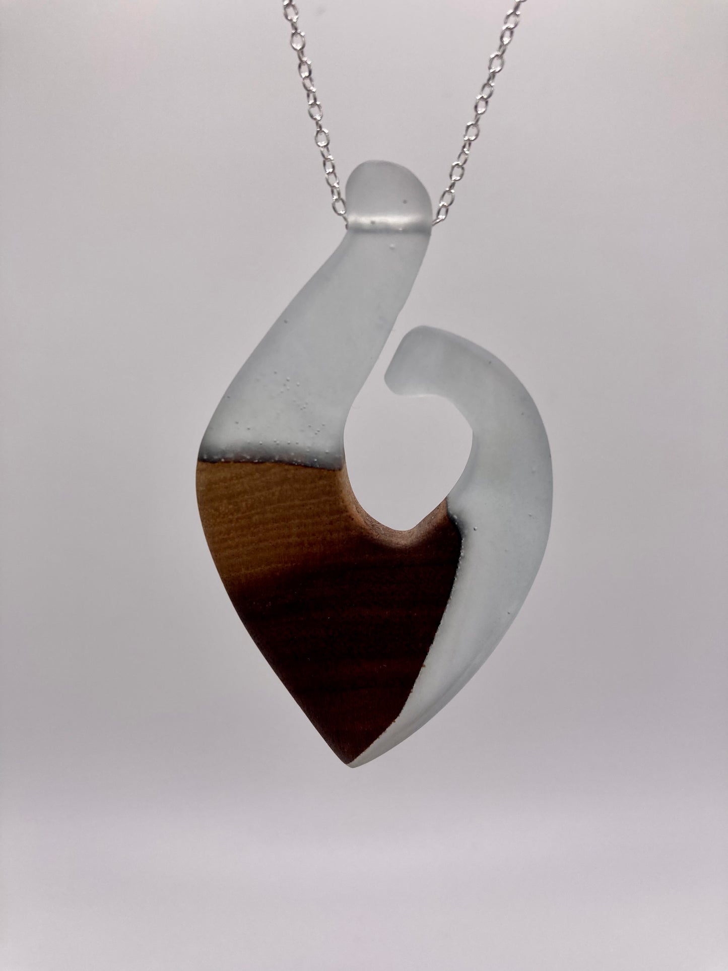 Epoxy Necklace - Blue
