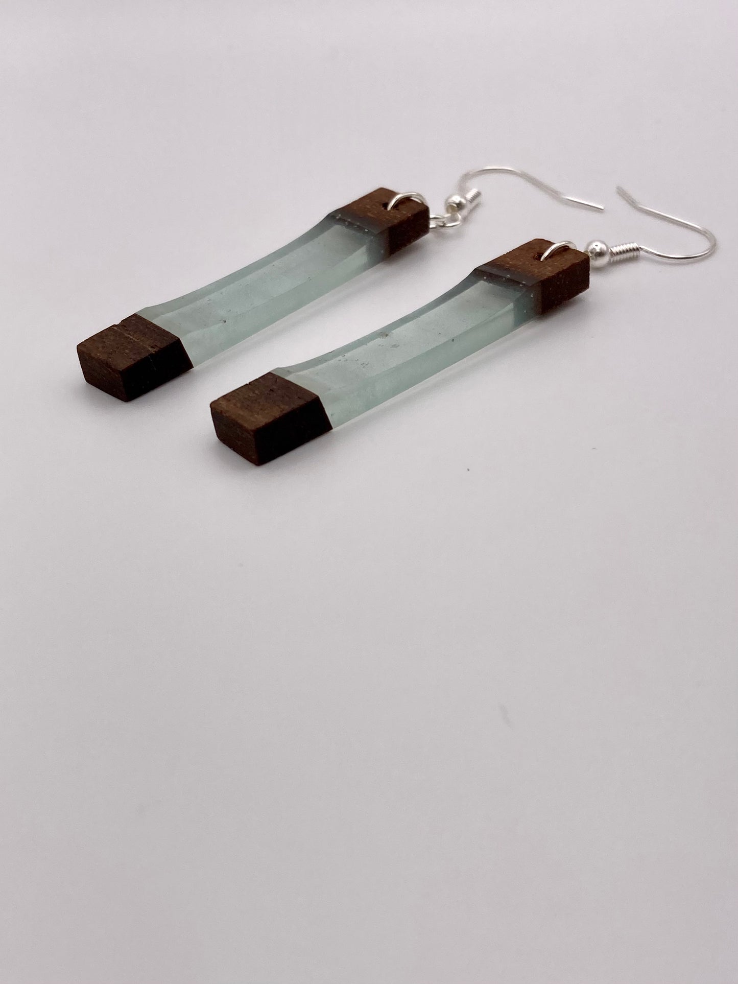 Epoxy Earrings - Turquoise