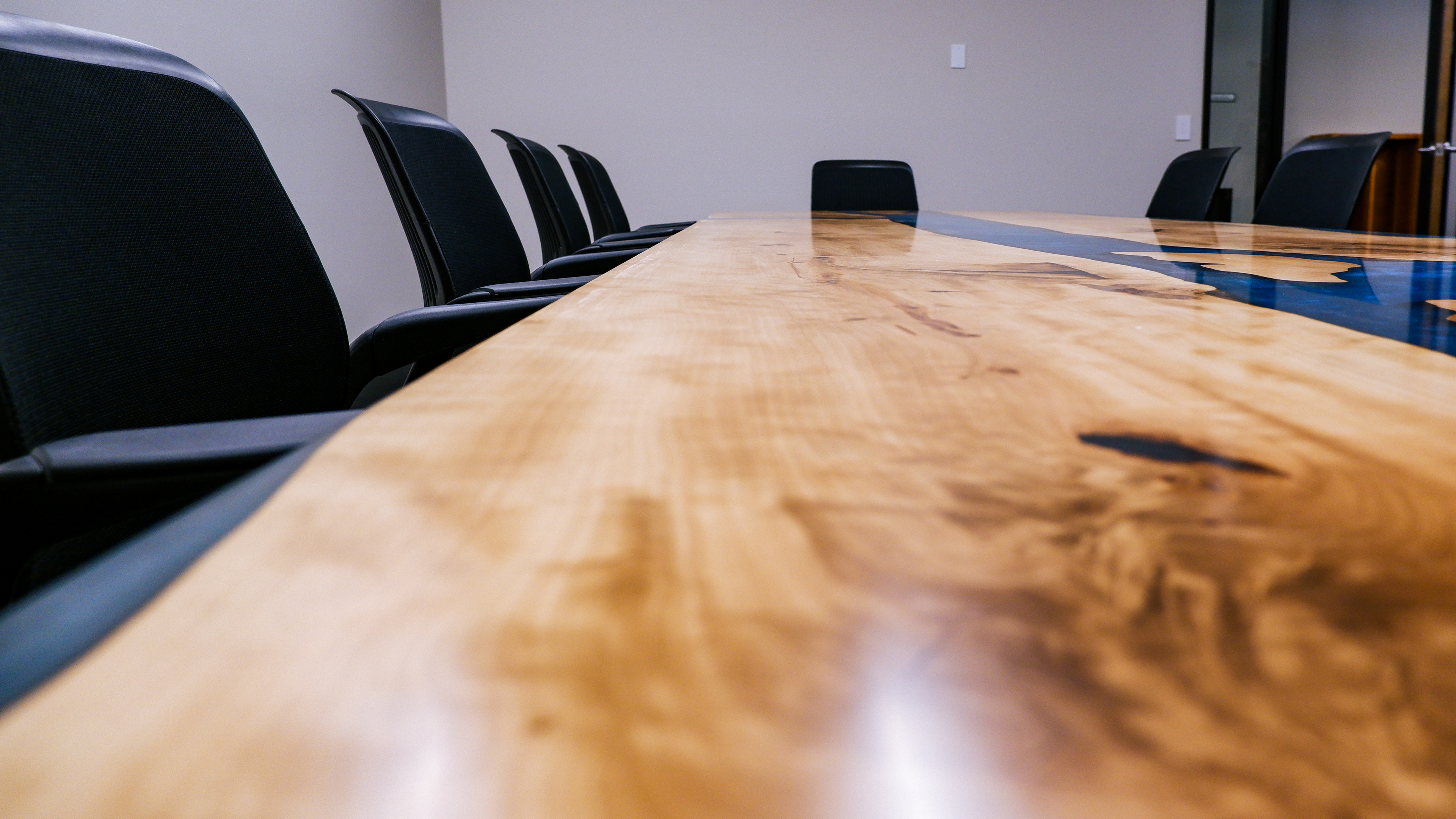Close-Up image of conference table in meeting room