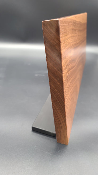 Magnetic Wood and Epoxy Knife Block