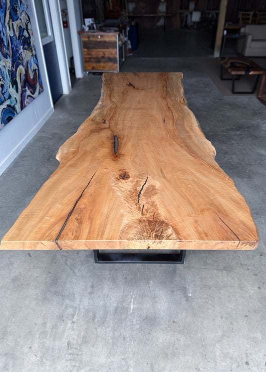 Maple Live Edge Dining Table