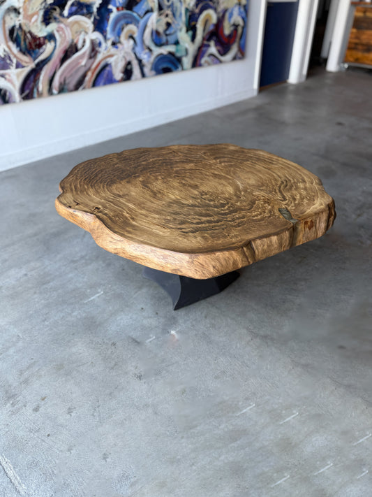 Pine Cookie Live Edge Side / Coffee Table