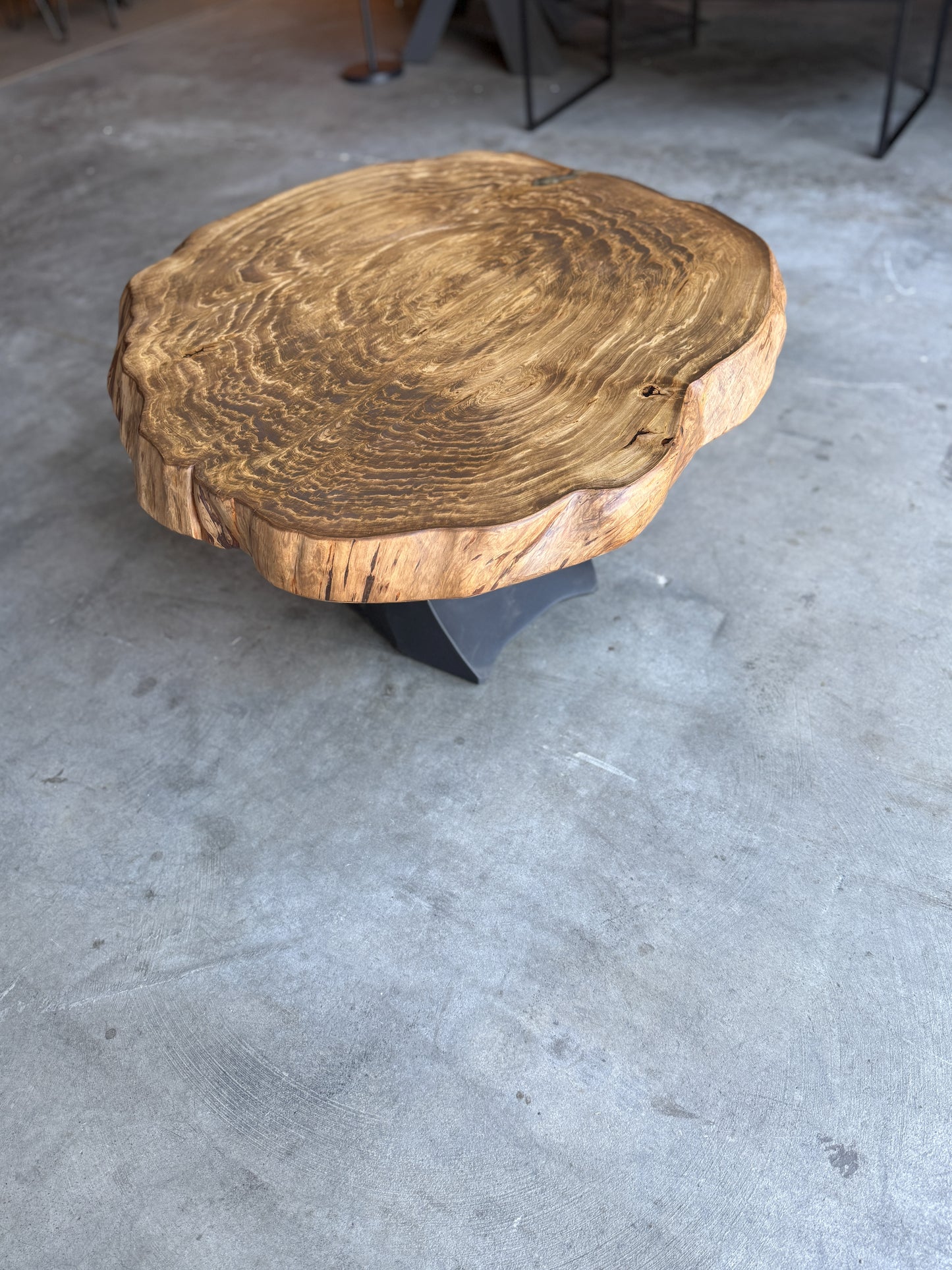 Pine Cookie Live Edge Side / Coffee Table