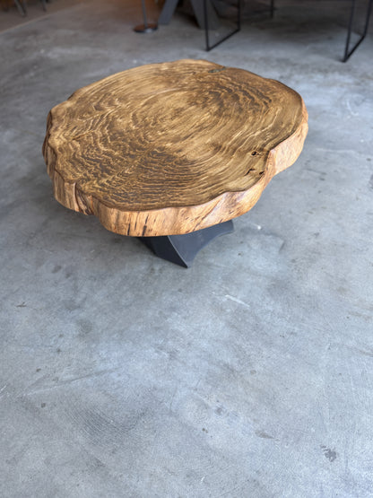 Pine Cookie Live Edge Side / Coffee Table