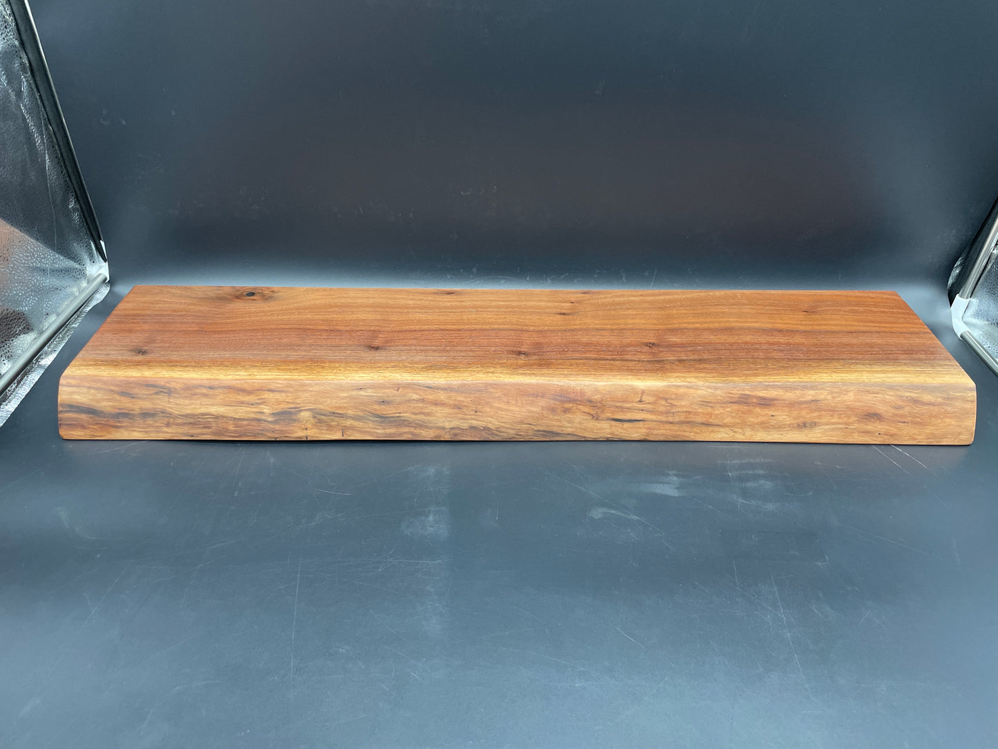 Live Edge Black Walnut Floating Shelf, Set of 4