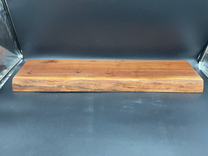 Live Edge Black Walnut Floating Shelf, Set of 4