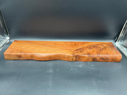 Live Edge Black Walnut Floating Shelf, Set of 4