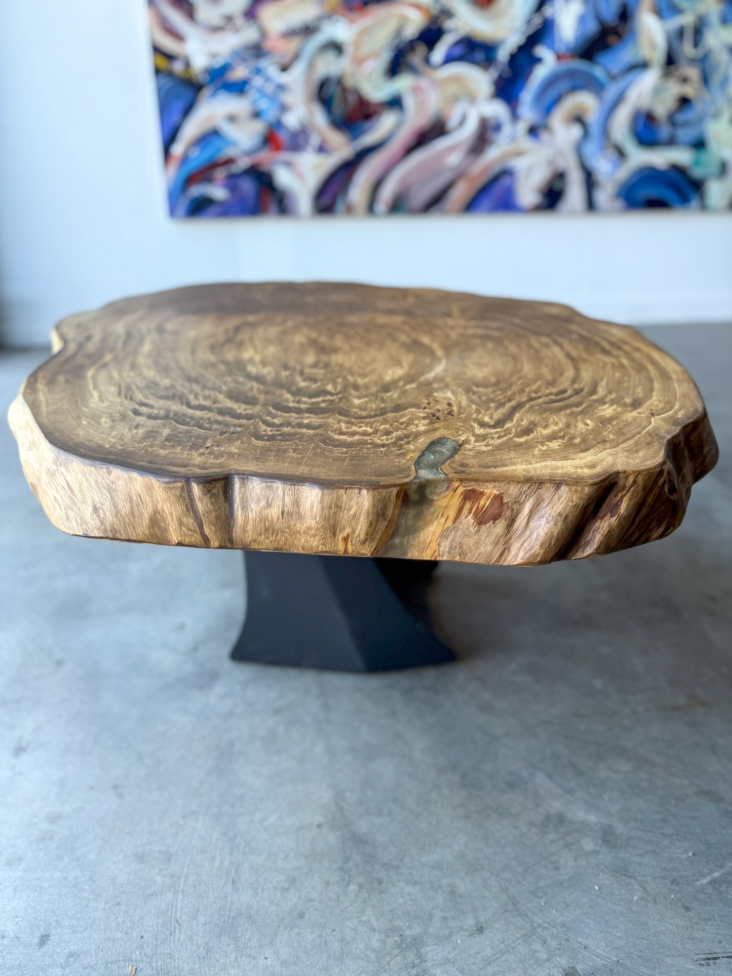 Pine Cookie Live Edge Side / Coffee Table
