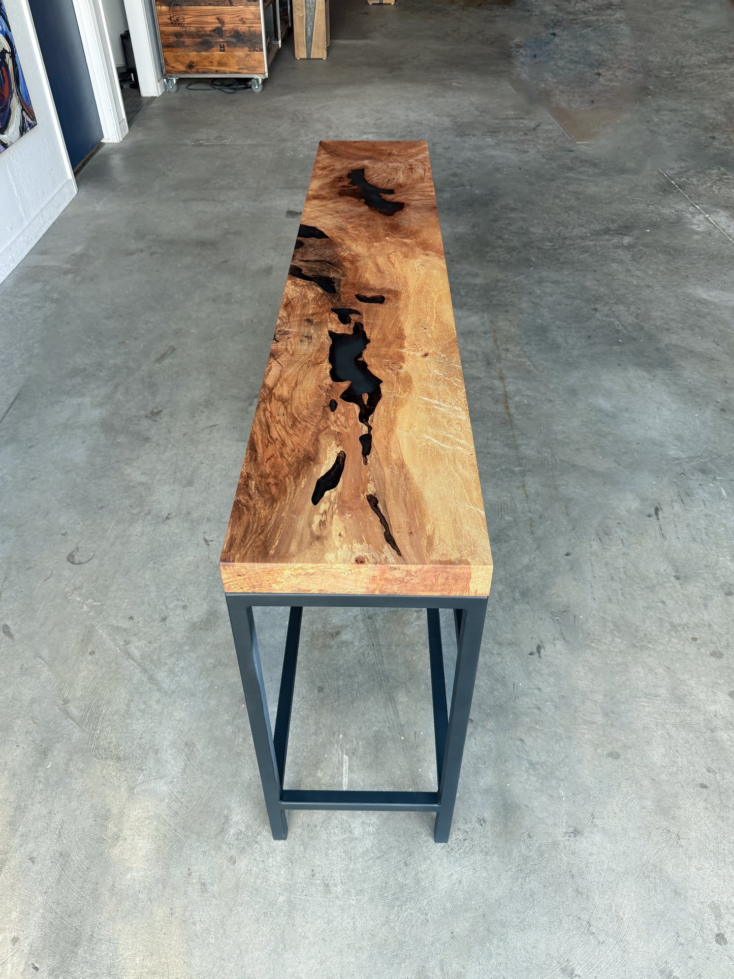 Maple Console Table