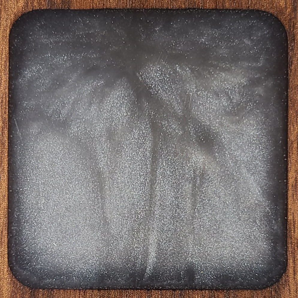 Dolphin Ecopoxy metallic pigment in black walnut