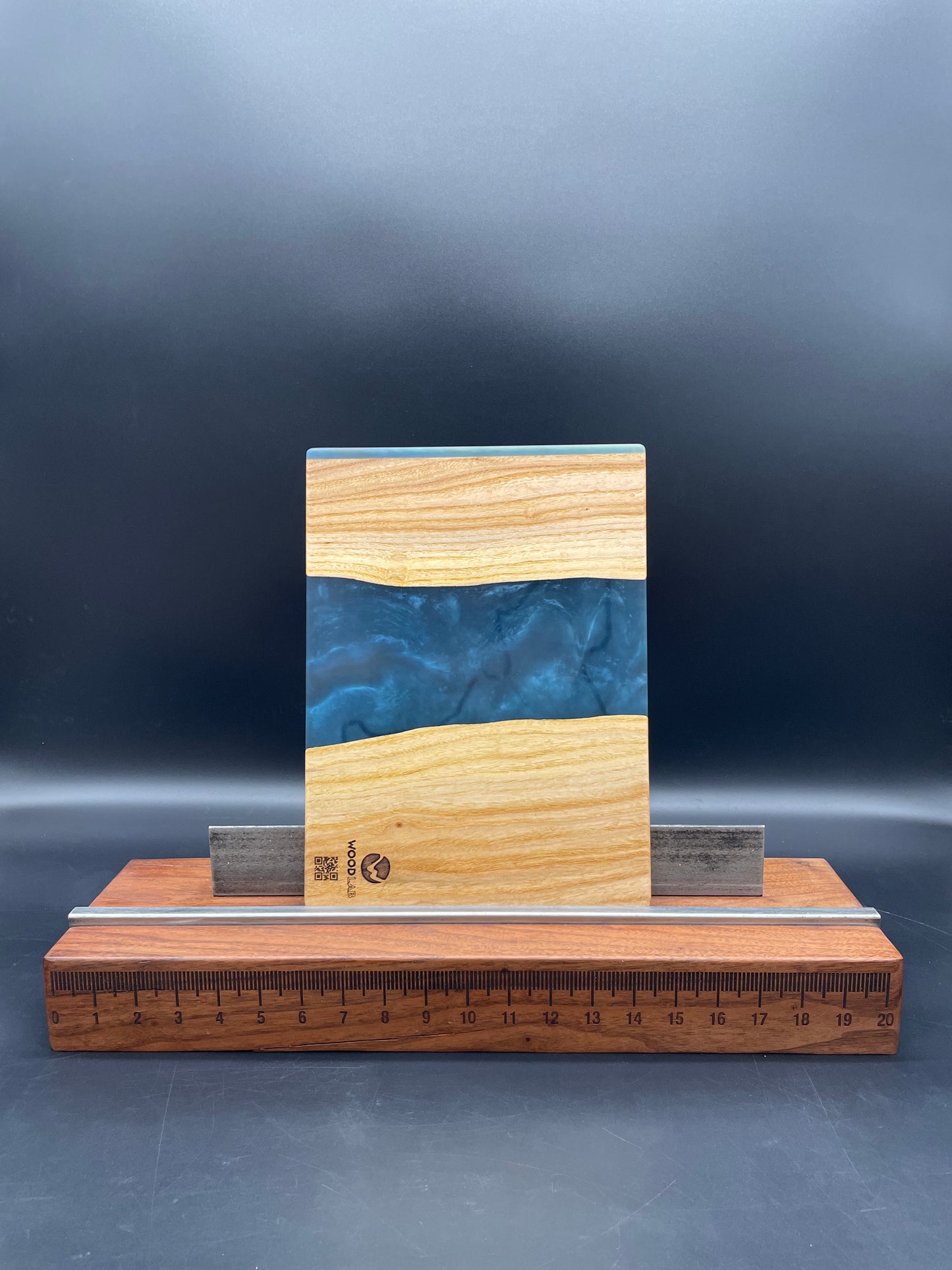 9x12 Walnut Charcuterie Board w/ Idaho Resin Inlay