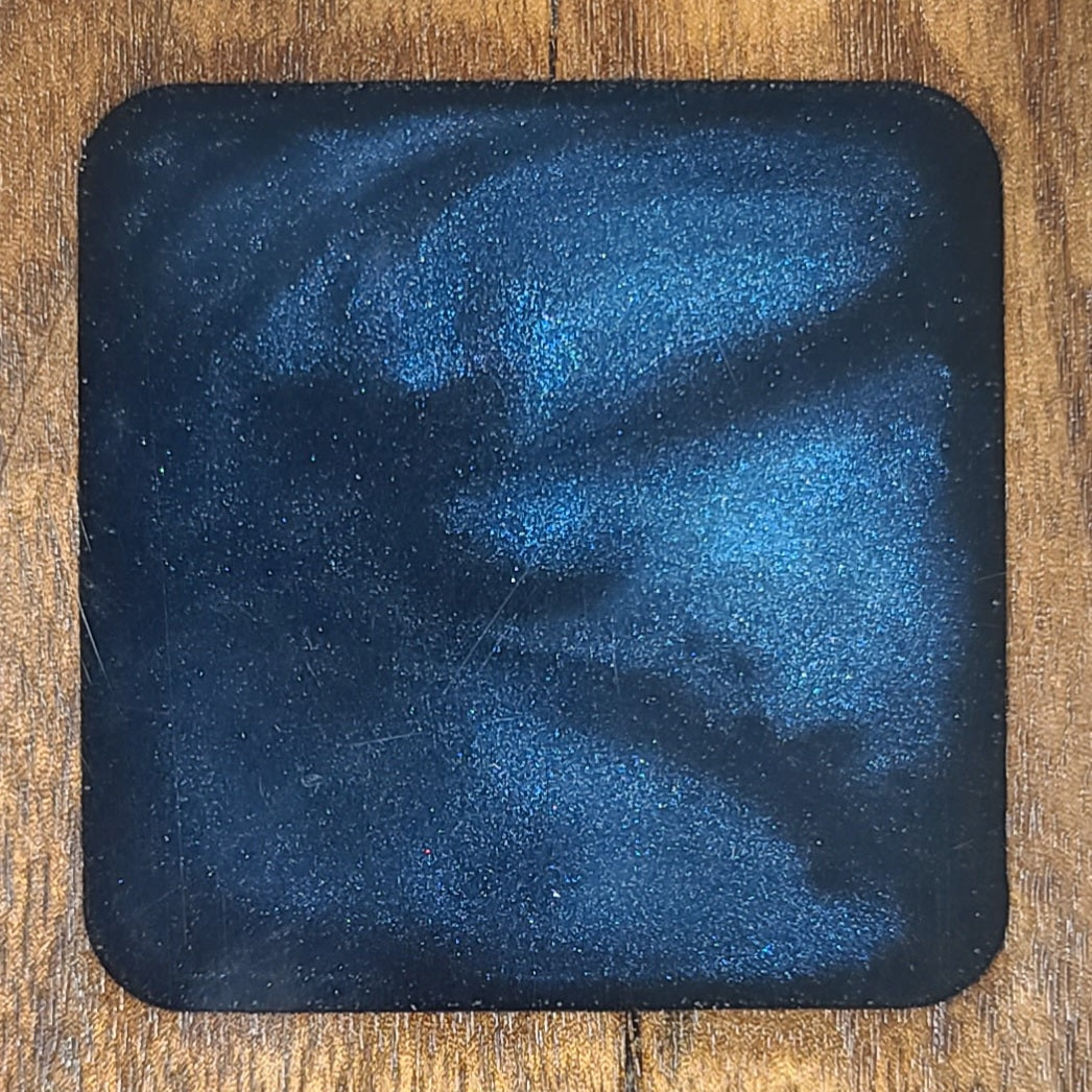 Ocean Ecopoxy metallic pigment in black walnut