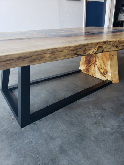 Customizable Signature Bespoke Live Edge River Coffee Table