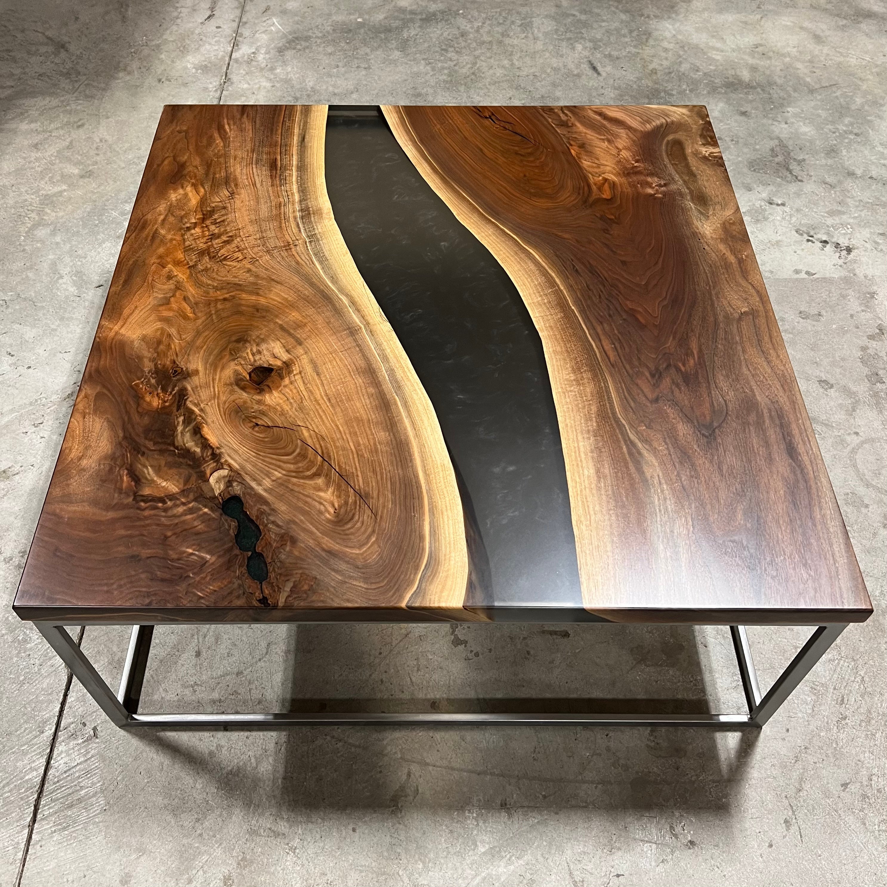 Black walnut deals river coffee table