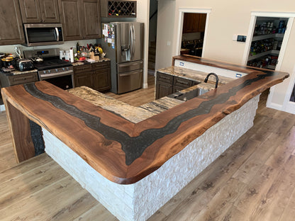 Customizable Epoxy River Bar/Counter Top