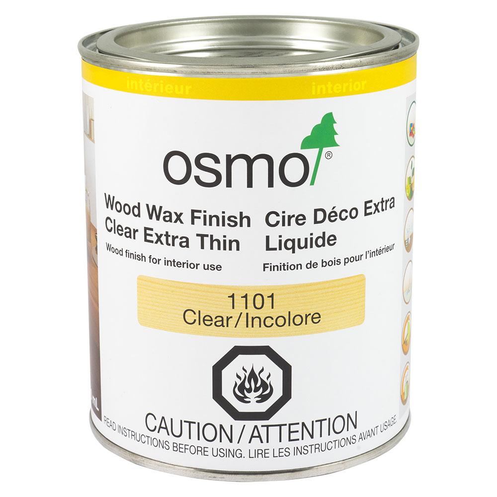 Osmo Wood Wax Finish Extra Thin 1101 Clear Satin