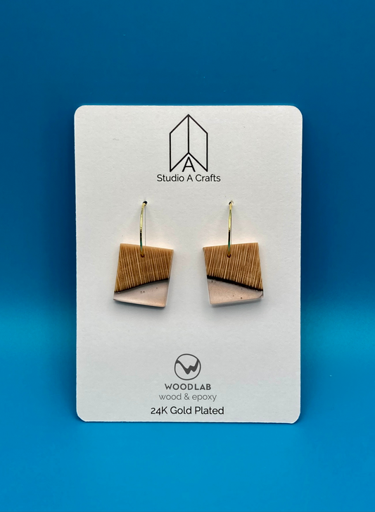 Epoxy Earrings - Orange